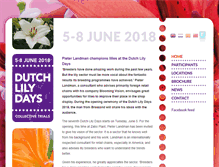 Tablet Screenshot of dutchlilydays.nl